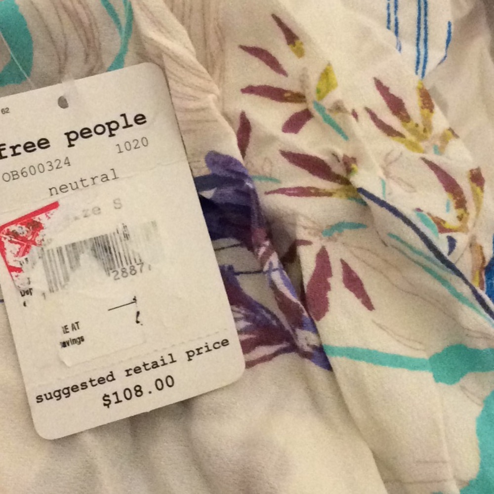 NWT Free People Clear Skies Cold Shoulder Dress - Picture 4 of 6